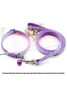 Collares reflejantes para mascotas (gatos y perros) con lazo ajustable en forma de campana, correa universal