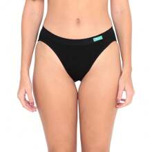Pantaleta Dama Corte Frances calzón ropa interior Sexy Body Siluette Modelo 2525 - Negro - Ver 1