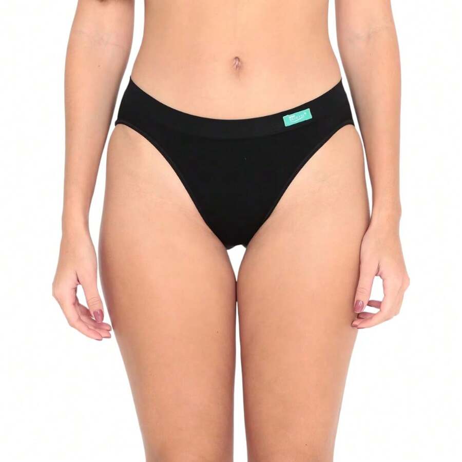 Pantaleta Dama Corte Frances calzón ropa interior Sexy Body Siluette Modelo 2525 - Negro - Ver 1