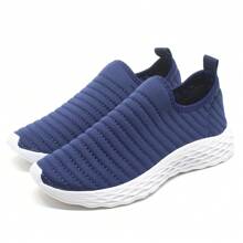 Women Wedge Sneakers - 藍色 - 查看 2