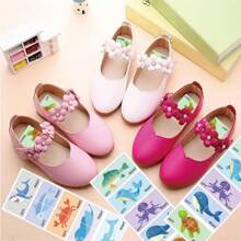 60Pcs Shoe Labels Cute Right Left Sole Animal Boys Girls Shoes Stickers For Birthday Party Gift Early Learning Decals - Multicolor - View 5