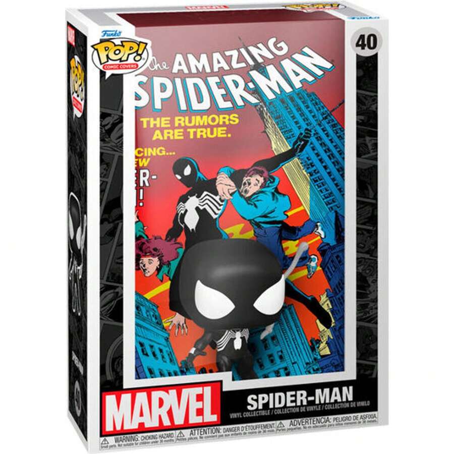 POP FIGURE COMIC COVER MARVEL AMAZING SPIDERMAN - Funko Pop Limited Edition Collectible - Funko Pop Detailed And Realistic Design - Funko Pop Ideal For Gift - Funko Pop Great Variety Of Characters - Multicolor - View 1