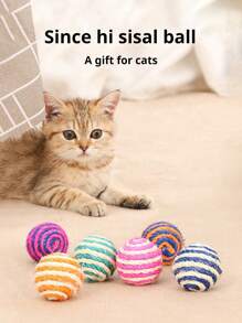 Colorful Feather Painted Iron Cage Pet Cat Toys - Realistic Mouse Shaped Rollers And Caged Mice, Interactive Toys For Cats