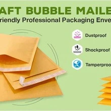 NaXew A6加厚墊充氣信封，採用易拉式剝紙 + 封口氣泡郵袋郵寄信封，可靠的防護包裝尺寸為90 x 1300毫米（黃色，10入） - 黃色10裝 - 查看 6