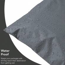 100 Gray Parcel Bags, Mail Bags, Mail Bags Packaging Classification, Mail Carrier Mail Parcel Bags - Grey - View 4