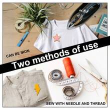 20PCS Hawaiian Iron On Patch, Exquisite Embroidery Applique Decoration, Personalized Sewing Clothes, Can Be Used For Jackets, Shirts, Hats, Backpacks, Jeans And Other DIY Decorations. - Mixed Color - View 6