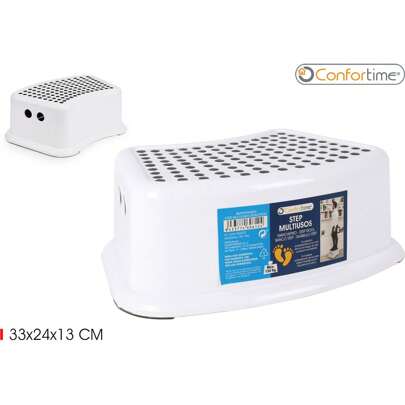 Inde Sgabello per bambini 33X24X13Cm Design ergonomico e versatile | Sgabello facile da spostare e riporre dallo stile moderno e pratico, ideale per casa, ufficio, giardino e altro ancora