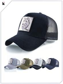 KKISSBAOBEI 1 chiếc mũ bóng chày thêu hình động vật có thể điều chỉnh thoáng khí dành cho cả nam và nữ, thích hợp sử dụng hàng ngày và chơi thể thao - Nhiều màu - Xem 13