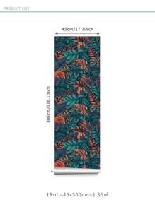 1 cuộn (300 cm * 45 cm) Phong Cách Bắc Âu Liền Mạch Nối Nhà Bếp Phòng Khách Giấy Dán Tường Tự Dính, Chống Thấm Nước Và Chống Ẩm Hình Nền Cây Nhựa Pvc Mờ Dán Tường, Nhà Bếp, Vật Dụng Nhà Bếp, Thực Phẩm, Nấu Ăn, Cắm Trại, Kỳ Nghỉ, Bãi Biển, Trang Trí Phòng, Người tổ chức, Tiệc tùng, Du lịch. - Một kích thước phù hợp với tất cả - Xem 3