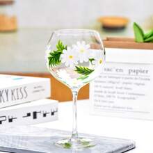 Hand-Painted Glass Wine Glass, Colorful Goblet For Wine Tasting And Home Use - 640ml/21.64oz - View 12