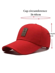 2入組男士復古風格補丁裝飾棒球帽 - 彩色 - 查看 5