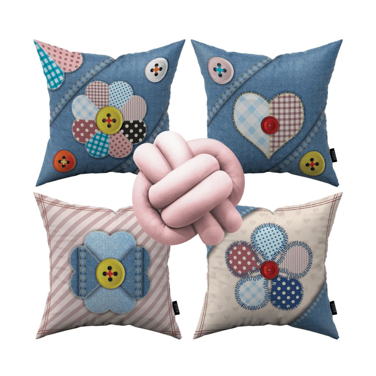 Decorative & Throw Pillows - Hoa hồng vàng - Xem 1