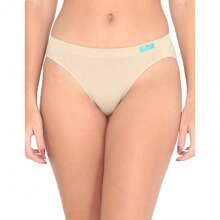 Pantaleta Dama Corte Frances calzón ropa interior Sexy Body Siluette Modelo 2525 - Beis - Ver 2