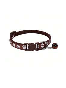 Collares reflejantes para mascotas (gatos y perros) con lazo ajustable en forma de campana, correa universal