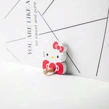 Sanrio 1 szt. Sanrio KT Cartoon Kreatywne perforowane drewniane haki do dekoracji, haki kuchenne i łazienkowe