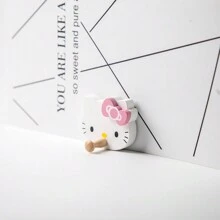 Sanrio 1 szt. Sanrio KT Cartoon Kreatywne perforowane drewniane haki do dekoracji, haki kuchenne i łazienkowe