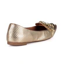 Women Flats - 金色 - 查看 3
