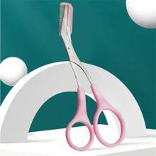 Augenbrauen Trimmer Make-up Werkzeuge Edelstahl Augenbrauen Schere mit Kamm Haarentfernung Rasierer Augenbrauen Formung Make-up Werkzeuge