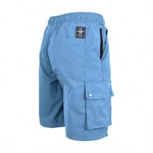 2-Pack Men's Moisture Wicking Performance Quick Dry Cargo Shorts - 卡其色&淺藍色 - 查看 2