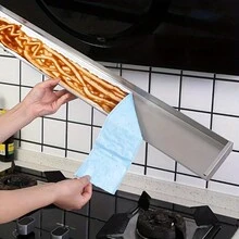 10 miếng giấy thấm dầu máy hút mùi nhà bếp Blue Film đơn 90*10cm/35.4*3.9in Giấy thấm dầu gia dụng Bộ lọc dầu máy hút mùi bồn rửa đa năng Thấm dầu đặc biệt, Trang trí nhà cửa, Quà tặng Giáng sinh, Quà tặng gia đình, Trang trí phòng - Nhiều màu - Xem 4