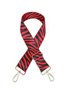 Wide Strap For Bag, Crossbody & Shoulder Strap, Extra Long Adjustable Strap For Women's Bag, Replacement Accessory - Red - View 2