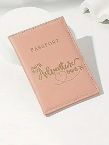 1 件纯色 PU 皮革简约时尚护照夹带卡槽轻便防水护照套适用于旅行和飞行男女护照套旅行配件 - 彩色 - 查看 7