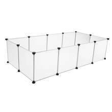 Pet Playpen, Portable Large Plastic Yard Fence Small Animals, Puppy Kennel Crate Fence Tent