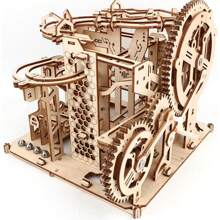 3D木質拼圖彈珠機-成人機械模型套件DIY雲霄飛車玩具男孩/女孩禮物 - 彈珠快跑套裝 - 查看 12