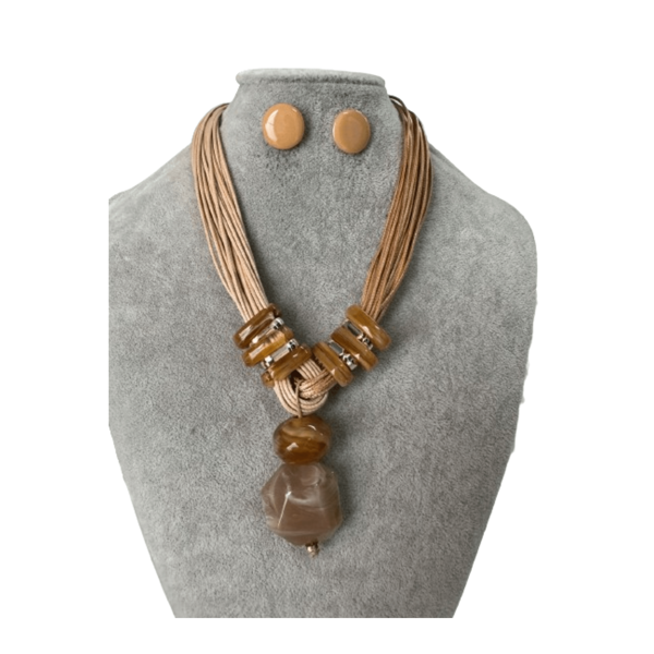 COLAR FEMININO MAXI COM BRINCO - TIJUCA