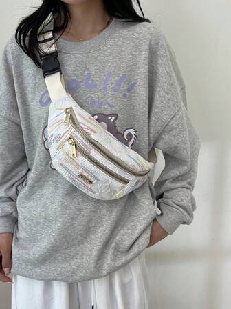 休閒防水女士腰包，女士斜跨包和胸包組合