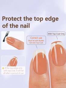 150 件短方形棕色和白色法式假凝胶指甲贴，法式设计三合一方形凝胶指甲贴，适合 DIY 美甲，15 种尺寸可选，适合女性和美甲沙龙按压指甲美甲用品