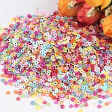 Paillettes Sequin 3mm Silver Base Mix AB Colors Flat Round PVC Loose Sequins Sewing Craft For Wedding Decoration Garments DIY Accessory 20g