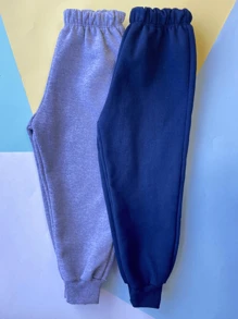 Young Girls Sweatpants - 黑色 - 查看 3