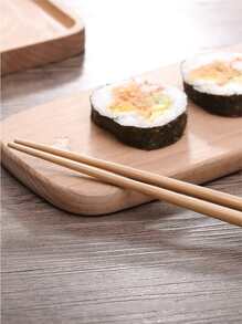 5双天然未上漆馕竹筷，适用于家庭、餐厅、面馆。随机包装，厨房、圣诞礼物、学校用品 - 彩色 - 查看 4