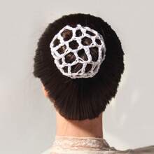 New Style Diamond-Free Braided Hairnet For Flight Attendants, Nurses, Dancers And Other Professionals, Hair Bun Covering Accessory,Hair Accessories