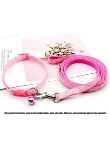 Collares reflejantes para mascotas (gatos y perros) con lazo ajustable en forma de campana, correa universal