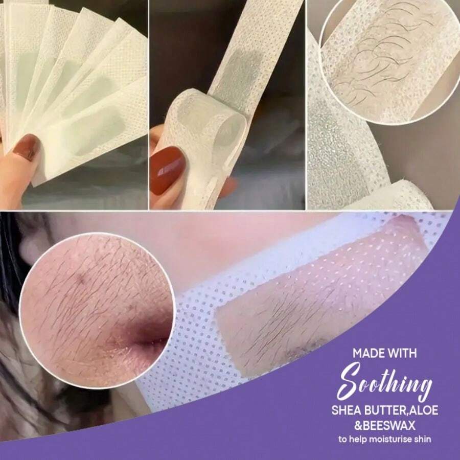 Wax Strips, Waxing Strips, Wax Strips For Hair Removal, Facial Waxing