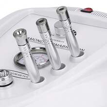 Dispositivo de microdermoabrasión 3 en 1, dispositivo de rejuvenecimiento de la piel con microdermoabrasión de diamante para uso doméstico, facial, equipo de salón de belleza - Blanco - Ver 7