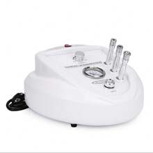 Dispositivo de microdermoabrasión 3 en 1, dispositivo de rejuvenecimiento de la piel con microdermoabrasión de diamante para uso doméstico, facial, equipo de salón de belleza - Blanco - Ver 3