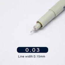 sipa 毡尖笔，单支笔或套装，适合日常学习 - 黑色 - 查看 18