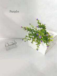 2 Stems High-Quality Artificial Gypsophila (Including Plastic Hydroponic Vase) For Indoor Decoration, Wedding Parties, Festival Celebrations, And Love Confessions - Multicolor - View 4