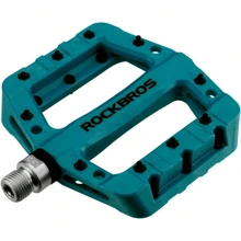 ROCKBROS MTB Pedals Lightweight Nylon Fiber Anti-Slip Bicycle Platform Pedals For Mountain Bike BMX 9/16 Durable Cycling Pedals