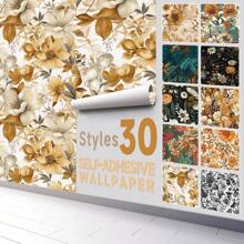 1 cuộn (300 cm * 45 cm) Phong Cách Bắc Âu Liền Mạch Nối Nhà Bếp Phòng Khách Giấy Dán Tường Tự Dính, Chống Thấm Nước Và Chống Ẩm Hình Nền Cây Nhựa Pvc Mờ Dán Tường, Nhà Bếp, Vật Dụng Nhà Bếp, Thực Phẩm, Nấu Ăn, Cắm Trại, Kỳ Nghỉ, Bãi Biển, Trang Trí Phòng, Người tổ chức, Tiệc tùng, Du lịch. - Một kích thước phù hợp với tất cả - Xem 11