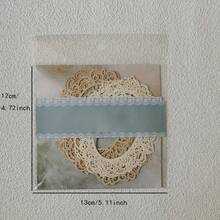10pcs MoMo Material Paper Lace Romance Series Vintage Hollow Flower Pattern Collage DIY Scrapbooking Decorating Material Paper - Multicolor - View 3