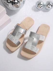 Sandalias planas de estilo francés vintage, sandalias planas de moda con bandas cruzadas para mujer, verano 2024, elegantes zapatillas planas para salir