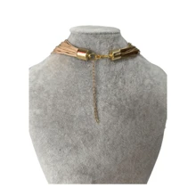 Women Bib Necklaces - 棕色的 - 查看 3