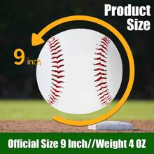 Forcebucket Baseball Official Size Practice Training Baseballs 12 Ball Pack Blank Baseball Sports Youth For League Play, Pitching, Batting, Fielding, Autograph, Gifts(One Dozen)