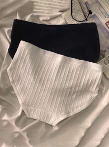 4 quần lót cotton mỏng cho nữ, quần lót màu trơn gợi cảm, quần lót cạp vừa thoải mái - Nhiều màu - Xem 2