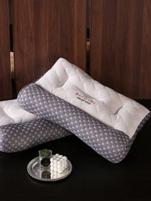 一体长方形乳胶牵引枕保健护颈枕芯单人成人枕芯办公室午睡枕侧睡软枕芯现代风格家纺、床上用品、枕芯 - 彩色 - 查看 7