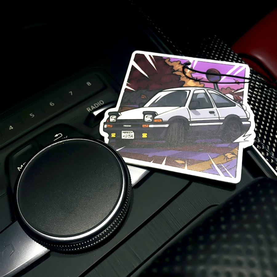 JDM Car Anime AE86 Design Air Fresheners Hanging Rearview Mirror